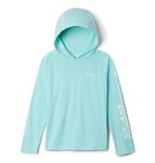 Columbia Terminal Youth Tackle Hoodie, Gulf Stream, Medium