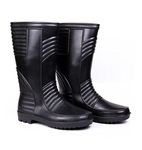 HILLSON Mens Welsafe Safety Gumboot, Sb-006, Black, Size 9