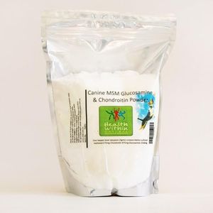 Canine MSM Chondroitin Glucosamine Powder Dog Joint Arthritis Dysplasia (400gm)