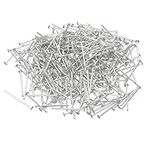 PATIKIL Chandelier Connector Clip Pins, 380 Pack 21mm Length Chandelier Replacement Prism Aluminium Pins for Fastening Suncatcher Crystals Parts, Silver