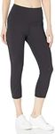 C9 Champion Women's Sculpt Lasercut Capri Legging, Ebony, M