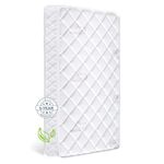 Baby Crib & Toddler Bed Mattress 52"x27.6"x5" - 100% Breathable Knitted Fabric, Firm and Safe, Non-Toxic Crib Mattress Fits Standard Full-Size Cribs & Toddler Beds