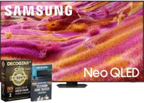 Samsung 50" Neo QLED 4K QN90F Smart TV (2025) Vision AI, Neo Quantum HDR+, Glare-Free Bundle with CPS Exclusive 1-Year Protection & Deco Gear Complete Home Theater Beginner's Guidebook