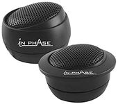 In Phase Car Audio SXT2 200W 1" PEI Silk Dome Tweeter Performance Speakers, With Adjustable Housing (2 Speakers) , Black