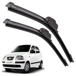 Santosh Motors Windshield Car Wiper Blades Compatibility With Hyundai Santro Xing (Model : 2012-2018) - Set of 2Pc (D-20,P-16)