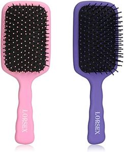 Detangling Brush for Curly Hair, Lorsex Hair Brushes for Women, Detangler Brush for Wet Dry Hair Detangle Massage, Hairbrsh for Curly Thin Thick hair