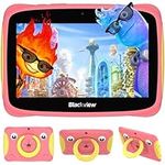 Blackview Kids Tablets Tab3Kids 7 inch Toddler Tablet Android 13, 4GB+32GB/TF 1TB, Parental Control, iKids APP Pre-Installed, Reading Mode,Tablets for Kids with Kid-Proof Case -Pink