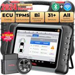 Autel MaxiPRO MP808S-TS Scanner 2024: 2-Years Free Updates Bidirectional Tool with TPMS Relearn Rest Programming, ECU Coding, Active Test, 31 Service, Full System Diagnose, Same as MP808BT & MS906TS