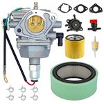 RUIJIE 24 853 169-S Carburetor for Kohler Command CV22 CV23 CV620 CV640 CV670 CV675 CV680 CV730 Lawn Mower Engines Carburetor Carb with Air Filter Fuel Filter Replace 24 853 169-S & 24 853 61-S