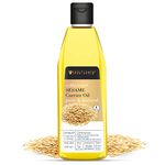 Soulflower Sesame Hair Oil for Hair and Skin, (Til, gingelly) | 100% Pure, Natural & Coldpressed | 225ml