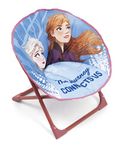 ARDITEX Round Folding Chair Frozen II, Moon Children's Chair, Ø 50 cm