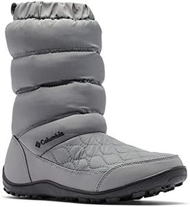 Columbia Women's Minx Slip on Boot, Titanium Grey Steel/Black, 9, Titanium Grey Steel/Black, 9