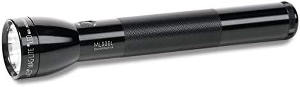 Maglite ML300L LED 3-Cell D Flashlight in Flashlight, Black