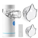 Arozk Rechargeable Portable Inhaler, Cool Mist Machine for Children and Adults,Travel & Household Use White