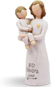 AUKEST Grandma Gifts - Gifts for Grandma, Mothers Day Birthday Gifts for Grandma, Great Grandma Gifts, Best Grandma Gifts, Grandma Gift Ideas- Sculpted Hand-Painted Figure