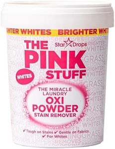 Stardrops - The Pink Stuff - The Miracle Laundry Oxi Powder Stain Remover Specifically Formulated for Whites, 1 kg