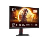 AOC Gaming U27G4R - 27 inch UHD 4K Monitor, Fast IPS, 160Hz UHD or 320Hz FHD Dual Frame, 1ms, G-Sync comp, HDR400 (3840x2160, 2x HDMI 2.1, 1x DisplayPort 1.4, USB Hub)