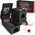 ROSHIELD 3X Rat Trap Killer Box wit