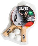 Fox TT Silver 2 Star Table Tennis Set - Red