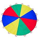 AMYESE 10ft Rainbow Parachute with 