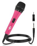 Singing Machine SMM205P Uni-Directional Dynamic Microphone with 10-Foot Cord