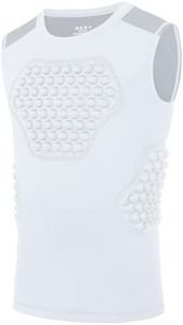 Roadbox Youth Baseball Chest Protector, Kids Softball Padded Compression Shirt, Rib Heart Sternum Guard for Football Lacrosse