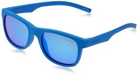 Polaroid Unisex Kids PLD 8020/S Jy Zdi 46 Sunglasses Blue