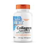 Doctor's BEST Collagen Dietary Supplement, Types 1 And 3, 240 Count - Capsule