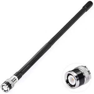 Bingfu CB Aerial Antenna 27MHz BNC Male Connector Soft Whip Portable Compatible with Cobra Midland Uniden Maxon Handheld CB Radios