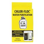 Chlor Floc USA - Military Water Purification Powder Packet (Each Pack Contains 30 pcs of Tablet)