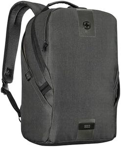 WENGER Zaino Porta PC MX ECO Light con Tasca per Tablet, Notebook 16”, Tablet 10”, 19 l, Uomo Donna, Ufficio Viaggi di Lavoro Università, Grigio, Sostenibile, 612262