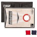 Cornhole Professional - 1 x Board - 120 x 60 cm - Official 15 x 15 cm Bean Bags - In Carry Bag - Red Zone Original - Cornhole League 1883