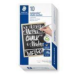 Staedtler Lumocolor Chalk Marker white with bullet tip - 344-0 - 1 pc