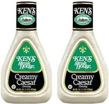 Ken's Steak House Creamy Caesar Dressing 16 fl oz (Pack of 2)