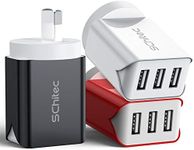 USB Charger 3 Ports 3Pack USB Wall 