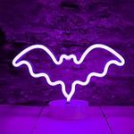 LED Neon Bat Lights Purple, Bat Sha