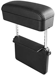 R RUIYA Armrest Box Protector for Universal Auto Car Center Console Armrest Extender General Motors Elbow & Forearm Wrist Rest Support Adjustable Height Comfort Pads (with Black Line)