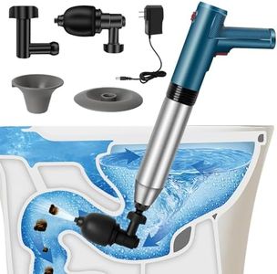 Electric Toilet Plunger,High Pressure Air Plungers, Versatile Drain Unclogger Plungers,Heavy Duty Toilet Clog Remover for Toilet,Bathroom,Floor Drain,Sewer,Kitchen Clogged