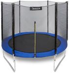 SereneLife Trampoline, Kids Trampoline, Trampoline 8ft / 10ft / 12 ft with Enclosure, Kids Trampoline Outdoor, for Toddlers, Teens and Adults, Strong Big Trampoline Safety Net, ASTM Approved