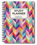 Nourish A5 Study Planner For 6 Months Undated Hardcover, A Must Have For Students