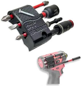 DIY Rabbit Milwaukee Bit Holder for M12 Gen 3 Fuel Impact Drivers with 7 Magnetic 1/4 Hex Bit Set Organizer. Custom Made for M12 Fuel 3453-20 & 3404-20 - M12 Tools Accessories