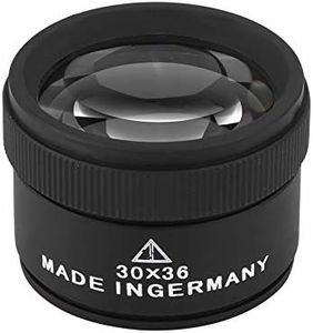 30X Jewelry Magnifier, Professional Optical Magnifier Glasses 30X Magnifying Lens Jewlries Loupes Tool for Jewellery, Diamonds, Gems, Coins, Magnification Magnifier, Jewellers Tools