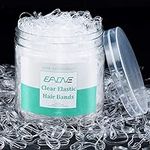 Clear Elastic Hair Rubber Bands, EA