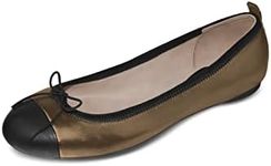 Bloch Women's Chara Ballet Flat, Light Bronze, 6