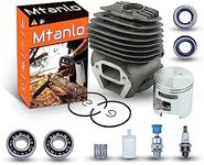 Mtanlo 51mm Cylinder Piston Kit 506386171 For K750 K760 For Husqvarna For Partner Concrete Saw, Cylinder Piston Kit, Decompression Valve, Fuel Filter, Spark Plug, Needle Bearing, Crank Bearing