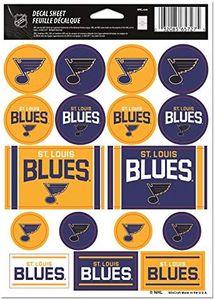 Wincraft NHL St. Louis Blues Vinyl Sticker Sheet, 5" x 7"