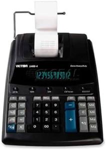 Victor 14604 1460-4 Extra Heavy-Duty Printing Calculator, Black/Red Print, 4.6 Lines/Sec
