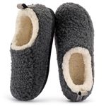 RockDove Women's Nomad Slipper with Memory Foam, Size 3-4 UK Women, Dark Grey