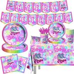 142Pcs Roller Skating Birthday Part