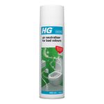 HG Air Neutraliser for Bad Odours, Removes The Source of The Smell, Neutralising Stink Eliminator with Safe Natural Formula - 400 ml Spray (446040106)